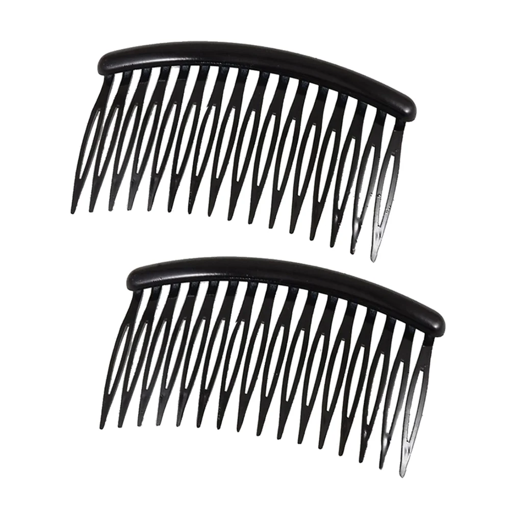 2pcs Women's Girls 16-teeth Plastic Hair Comb / Hair Clip / Hair Pin / Hair Accesories (Black)
2pcs Women's Girls 16-teeth Plastic Hair Comb / Hair Clip / Hair Pin / Hair Accesories (Black)