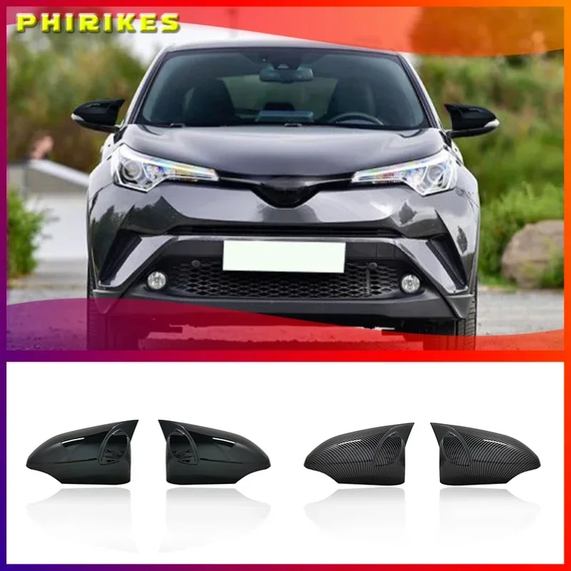 ABS 2pcs Carbon Fiber Texture Style Wing Side Rearview Mirror Cover Trim Cap Fit for Toyota C-HR CHR 2017-2020 Car Accessories
ABS 2pcs Carbon Fiber Texture Style Wing Side Rearview Mirror Cover Trim Cap Fit for Toyota C-HR CHR 2017-2020 Car Accessories