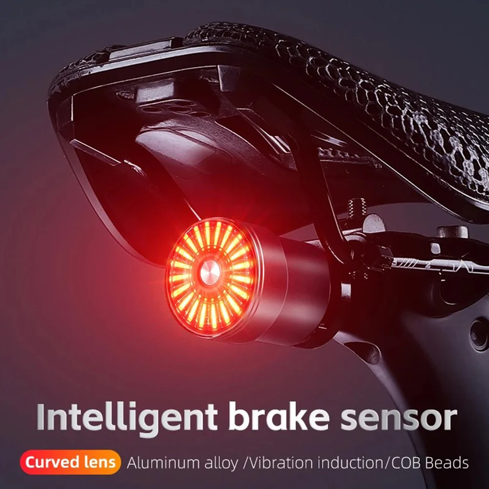 Bicycle Tail Light Brake Type-C Rechargeable Tail Light Road Cycling Bicycle LED Warning Light IP65 Waterproof Flash
Bicycle Tail Light Brake Type-C Rechargeable Tail Light Road Cycling Bicycle LED Warning Light IP65 Waterproof Flash