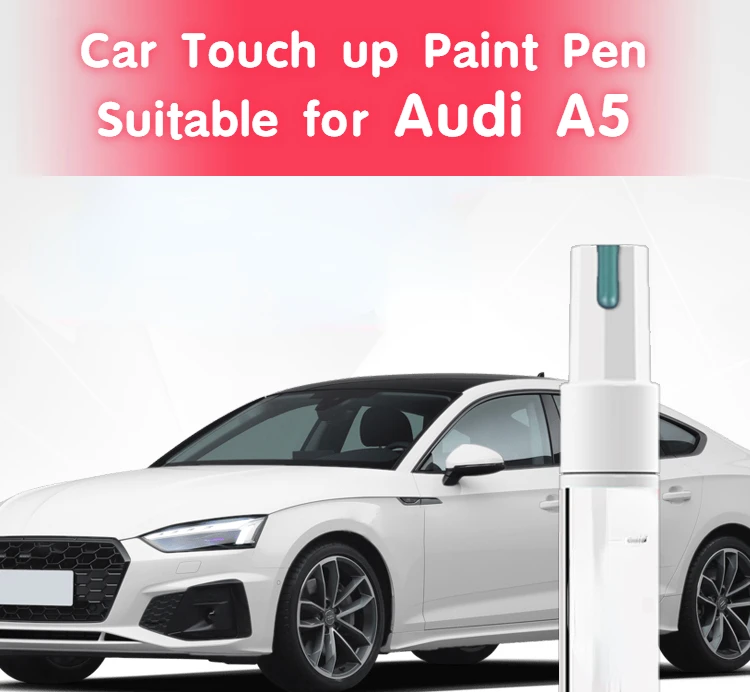 

Car Touch up Paint Pen Suitable for Audi A5 Special Paint Fixer Glacier White 21 Quantum Gray Cloud Gray Scratch Repair