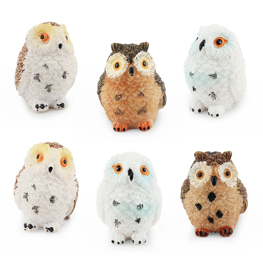 Simulation Solid Wild Forest Animal Model Cute Owl Action Figures Lovely Collection Miniature Figurine Toys for Children Gifts
Simulation Solid Wild Forest Animal Model Cute Owl Action Figures Lovely Collection Miniature Figurine Toys for Children Gifts