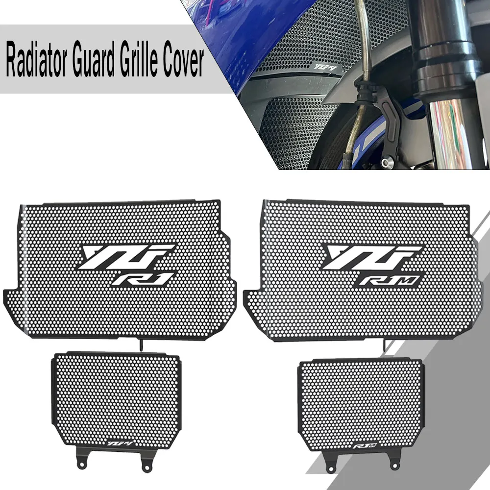 

For Yamaha YZFR1 YZFR1M YZF-R1 YZF-R1M YZF R1 M 2015 2016 2017 2018 2019 2020 2021 2022 2023 2024 Radiator Grille Guard Cover