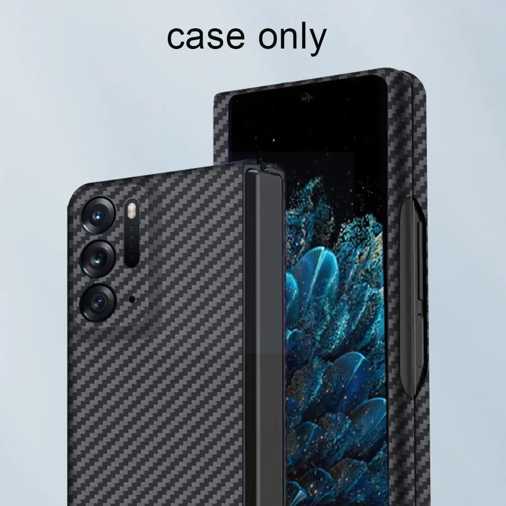 

Kit 100% Genuine Carbon Fiber For OPPO Find N Matte 2in1 Protective Ultra-thin Protective Anti-fall Anti-Scratch Back Cover