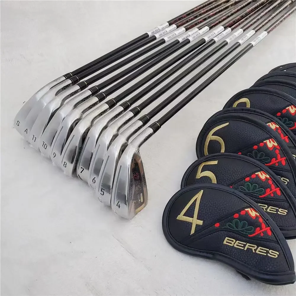 

10Pcs Golf Clubs Irons Set, Dedicated Graphite R, S, SR Shaft with Headcover, 4-11, Sw, Aw,
