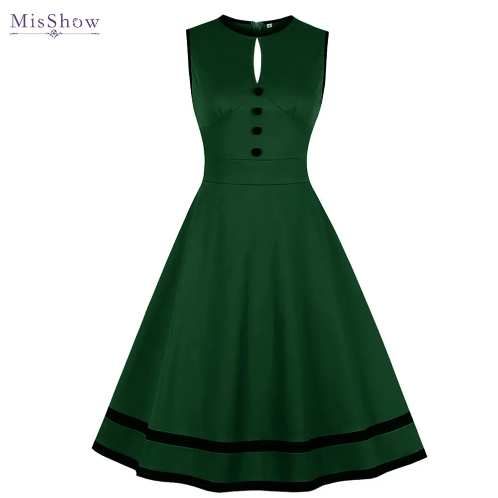 MisShow 50s 60s Vintage Rockabilly Swing Dresses for Women Elegant Heyhole Retro Midi Party Dress Tunic Vestidos Robe Femme
MisShow 50s 60s Vintage Rockabilly Swing Dresses for Women Elegant Heyhole Retro Midi Party Dress Tunic Vestidos Robe Femme