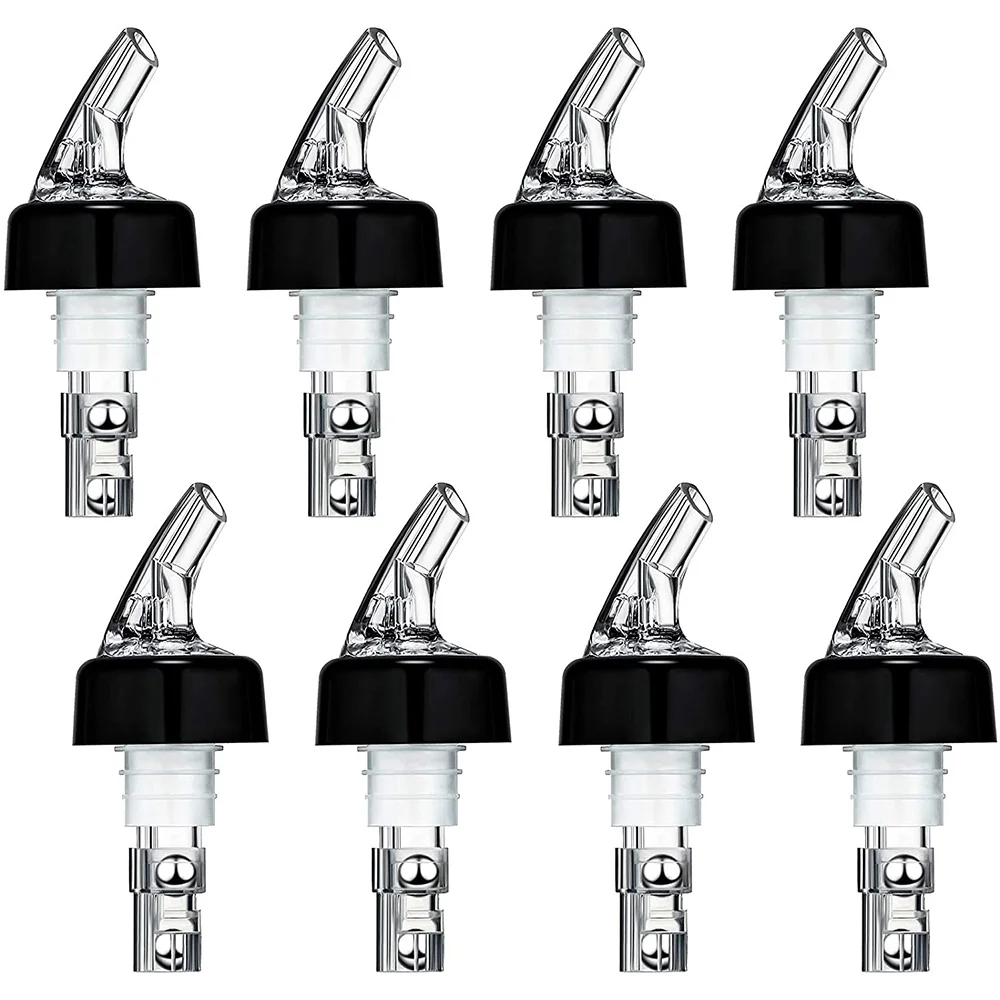 8 Pieces Automatic Measured Bottle Pourer Spout Bottle Pourer with Tail and Collar Liquor Bottle Pourers 1 Oz/ 30 Ml
8 Pieces Automatic Measured Bottle Pourer Spout Bottle Pourer with Tail and Collar Liquor Bottle Pourers 1 Oz/ 30 Ml