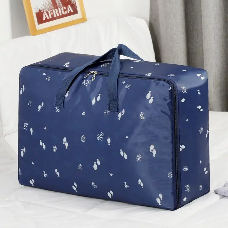 

Современная стильная Водонепроницаемая Портативная сумка из ткани Оксфорд, Вместительная женская сумка для хранения одеял, дорожная сумка для багажа