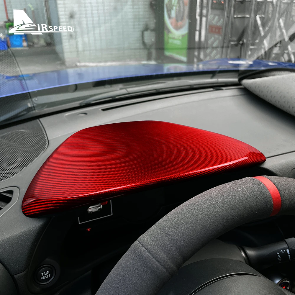 

For Subaru BRZ Toyota GR86 2021 2022 2023 LHD Brand New Real Carbon Fiber Sticker Car Dashboard Upper Cover Interior Accessories