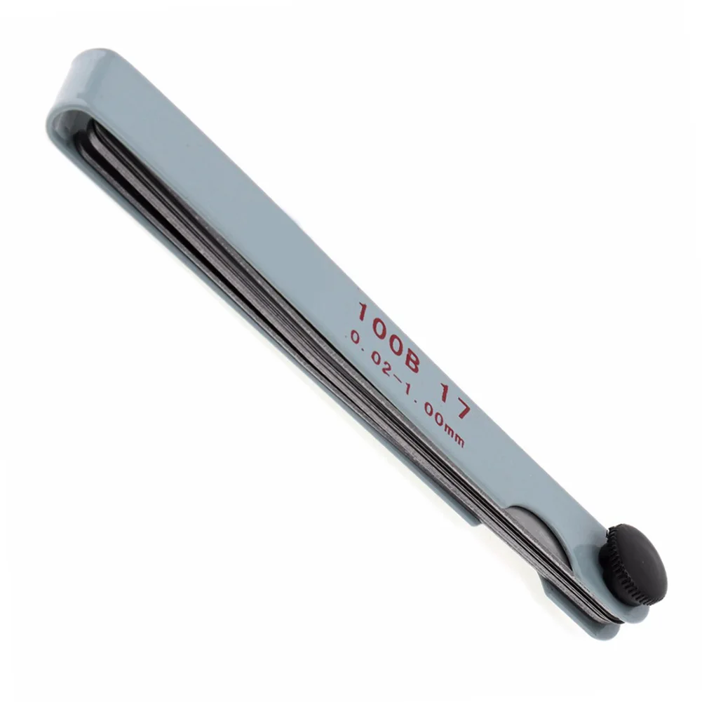 1pcs Feeler Gauge 0.02 To 1mm 17 Blade Carbon Steel Gap Metric Filler Measure Tool Valve Shim Gauging Measuring Tools
1pcs Feeler Gauge 0.02 To 1mm 17 Blade Carbon Steel Gap Metric Filler Measure Tool Valve Shim Gauging Measuring Tools