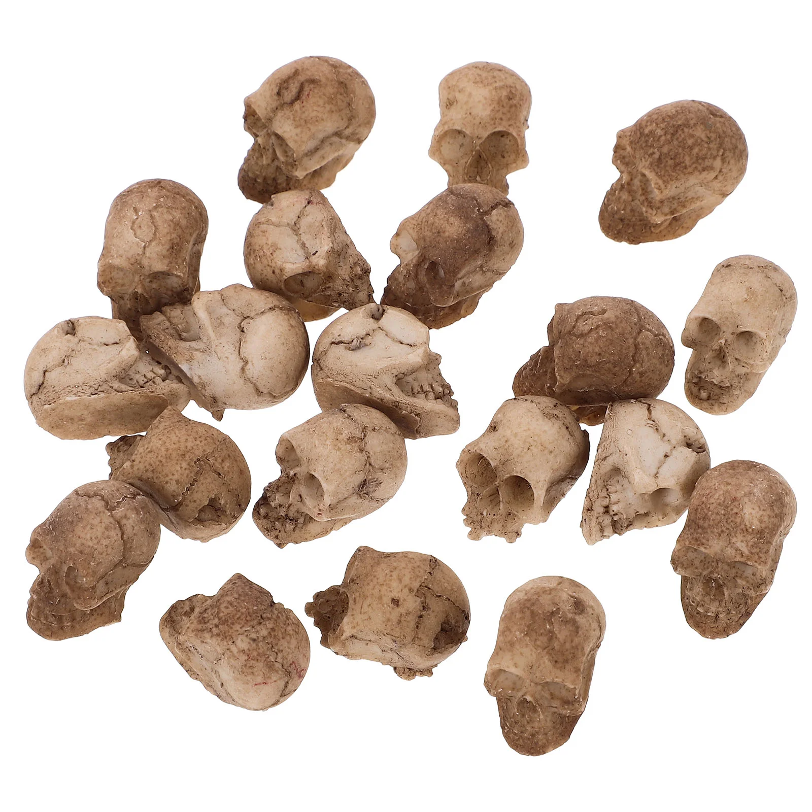 Halloween Skull Heads Scary Prank Props Terrifying Skull Small Resin Skeleton Ornament Haunted House Decoration Props
Halloween Skull Heads Scary Prank Props Terrifying Skull Small Resin Skeleton Ornament Haunted House Decoration Props
