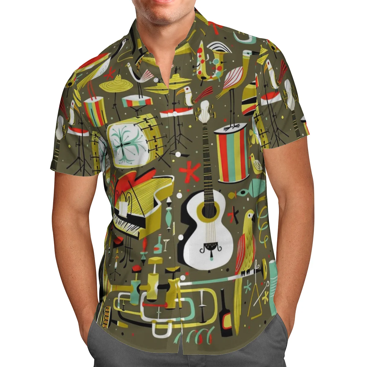 Guitar And Drums 3D Print Colorful Leisure Men Thin Body Hawaii Short Shirt Unisex Fashion Streetwear Blusa Masculina Homme-848
Guitar And Drums 3D Print Colorful Leisure Men Thin Body Hawaii Short Shirt Unisex Fashion Streetwear Blusa Masculina Homme-848