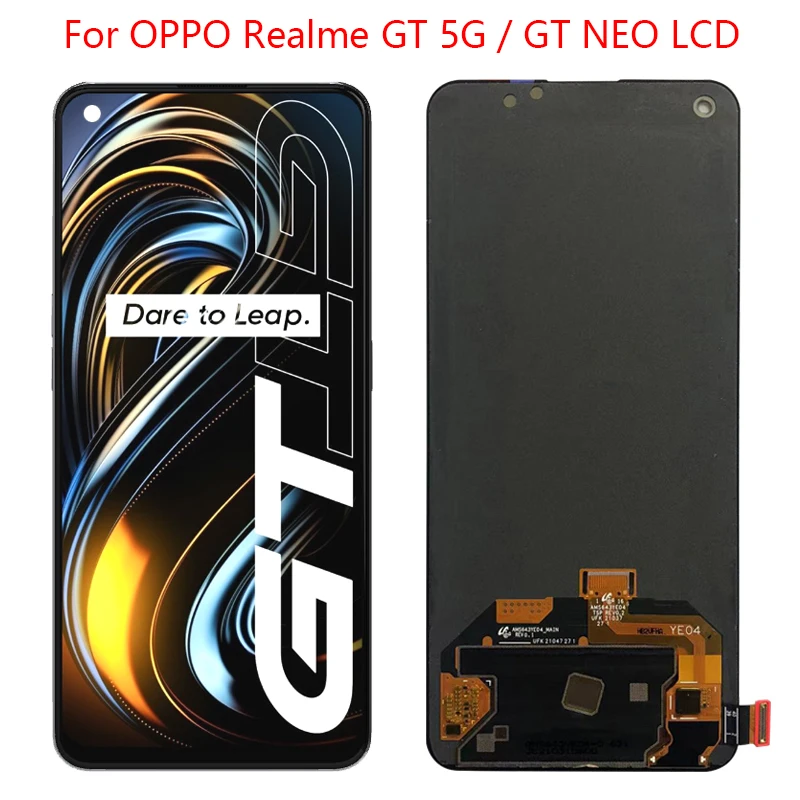 AMOLED Display For Realme GT NEO RMX3031 6.43" LCD Touch Screen Replace Digitizer Assembly RMX2202 GT 5G LCD
AMOLED Display For Realme GT NEO RMX3031 6.43" LCD Touch Screen Replace Digitizer Assembly RMX2202 GT 5G LCD