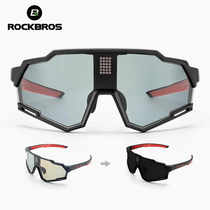 

Очки солнцезащитные ROCKBROS велосипедные, поляризационные фотохромные, с изменением цвета, UV400, спортивные