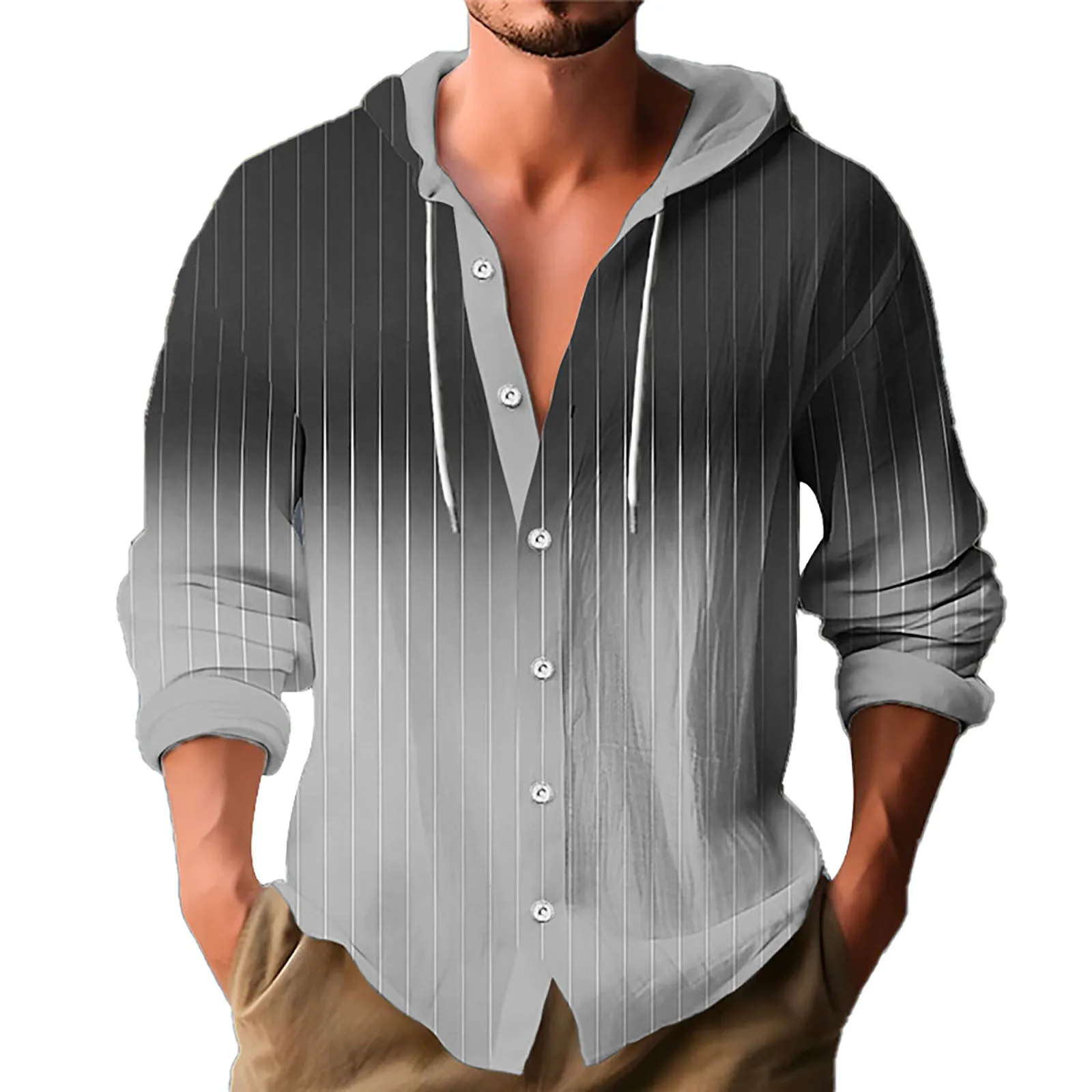 Men's shirt bandhnu shirts workwear Solid-Color Blouses Stripe Casual Tops loose Simplicity Commute All-match Comfort camisas
Men's shirt bandhnu shirts workwear Solid-Color Blouses Stripe Casual Tops loose Simplicity Commute All-match Comfort camisas