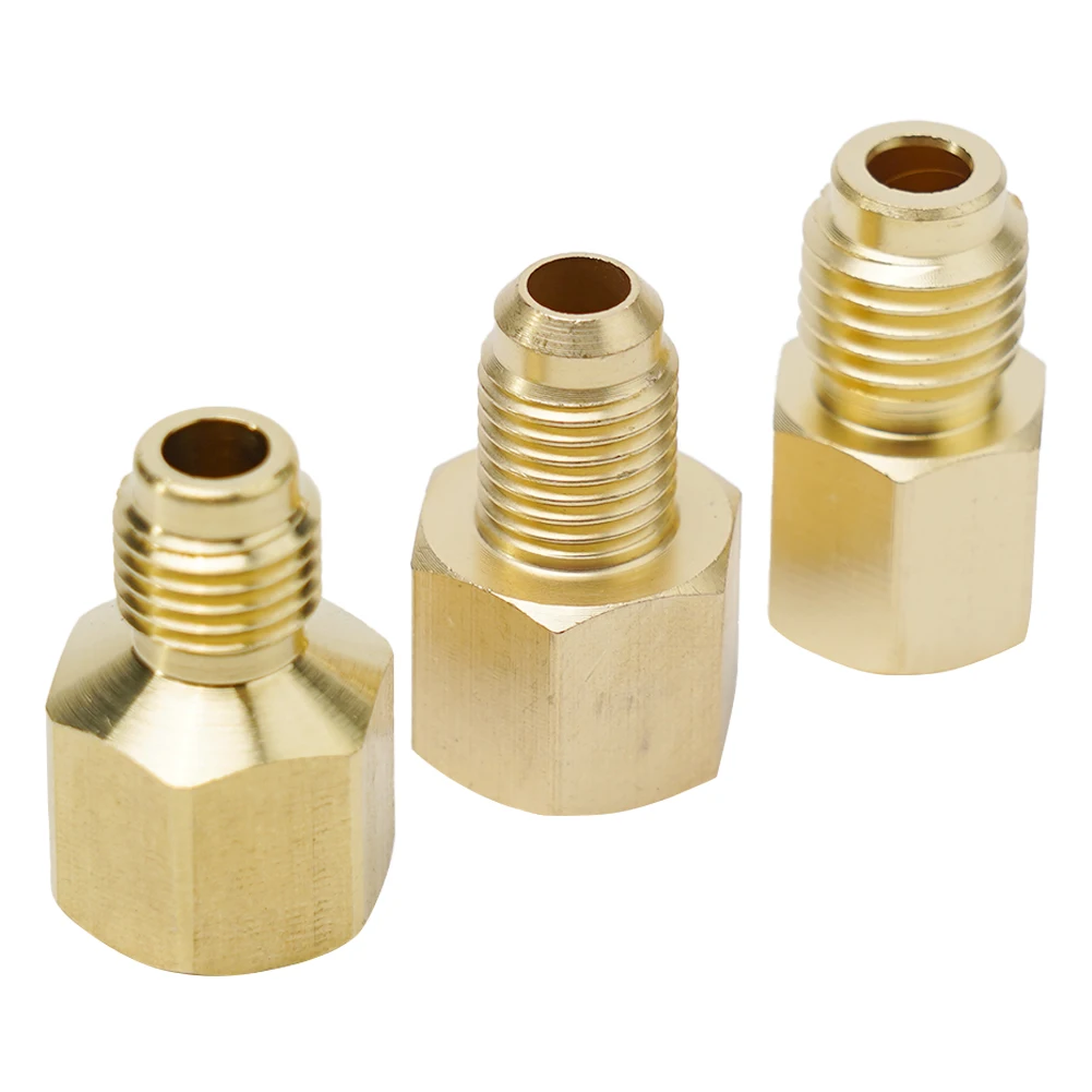 3pcs Vacuum Pump Adapter Straight Adapter For R134a R12 R22 R410a Hvac Refrigeration Service System Split Air Conditioner
3pcs Vacuum Pump Adapter Straight Adapter For R134a R12 R22 R410a Hvac Refrigeration Service System Split Air Conditioner