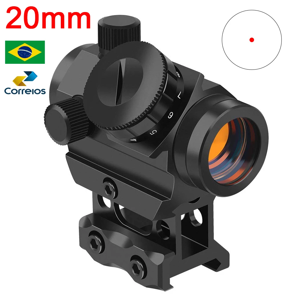 Hunting Red Dot 1x20 Scope Sight Tactical Green Red Dot Collimator Dot 20mm Rail Mount Holographic Sight Hunting Rifle scope
Hunting Red Dot 1x20 Scope Sight Tactical Green Red Dot Collimator Dot 20mm Rail Mount Holographic Sight Hunting Rifle scope