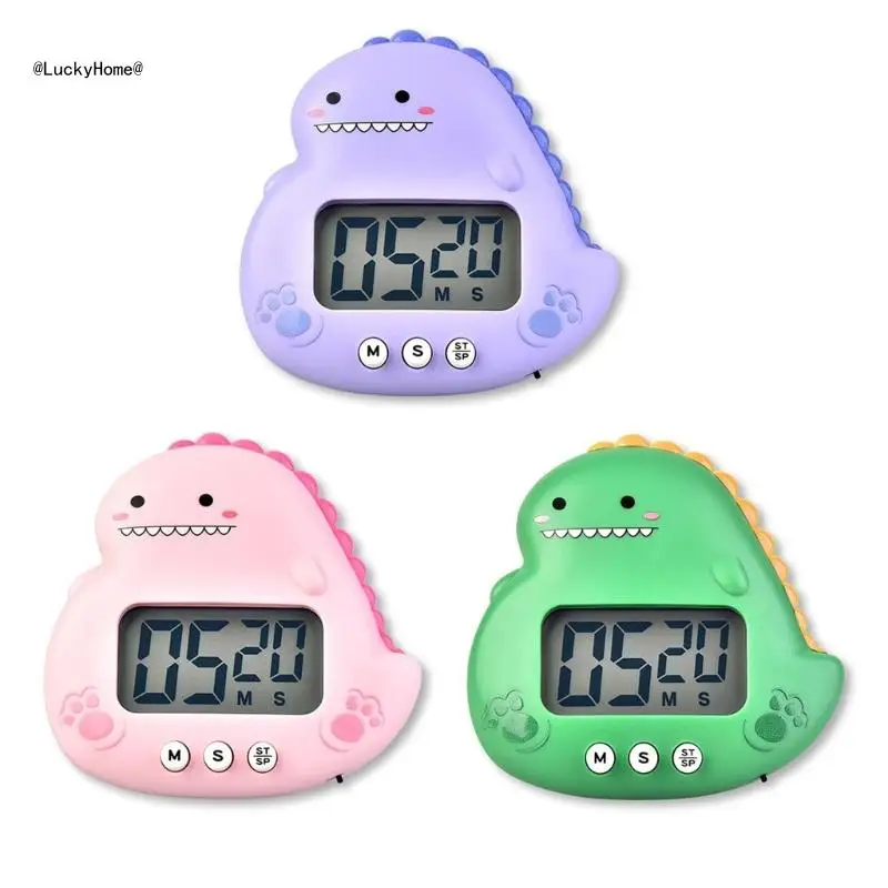 

Dinosaur Kitchen Timer Time Management Tools for Home Office Lab Classroom 11UA