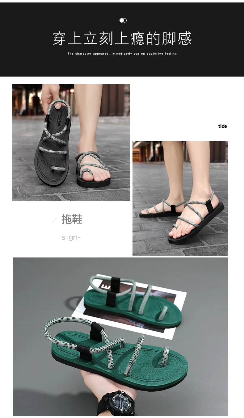 شباشب صيفية غير رسمية متينة، صنادل كاجوال صيفية للرجال سهلة الارتداء ومضادة للانزلاق للاستخدام الخارجي، شباشب للشاطئ بأصابع مفتوحة شباشب صيفية غير رسمية متينة، صنادل كاجوال صيفية للرجال سهلة الارتداء ومضادة للانزلاق للاستخدام الخارجي، شباشب للشاطئ بأصابع مفتوحة