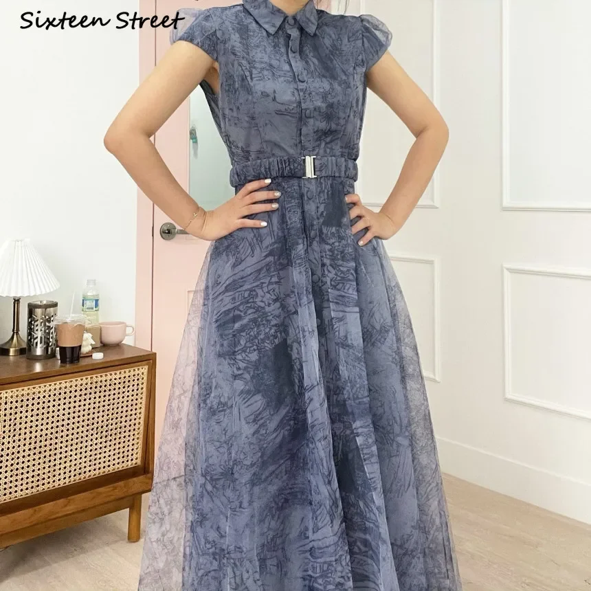 Blue Printed Chic Dresss for Women Short Sleeve Turn-down Neck Single Breasted Dresss Bodycon High Waisted Harajuku Mesh Vestido
Blue Printed Chic Dresss for Women Short Sleeve Turn-down Neck Single Breasted Dresss Bodycon High Waisted Harajuku Mesh Vestido