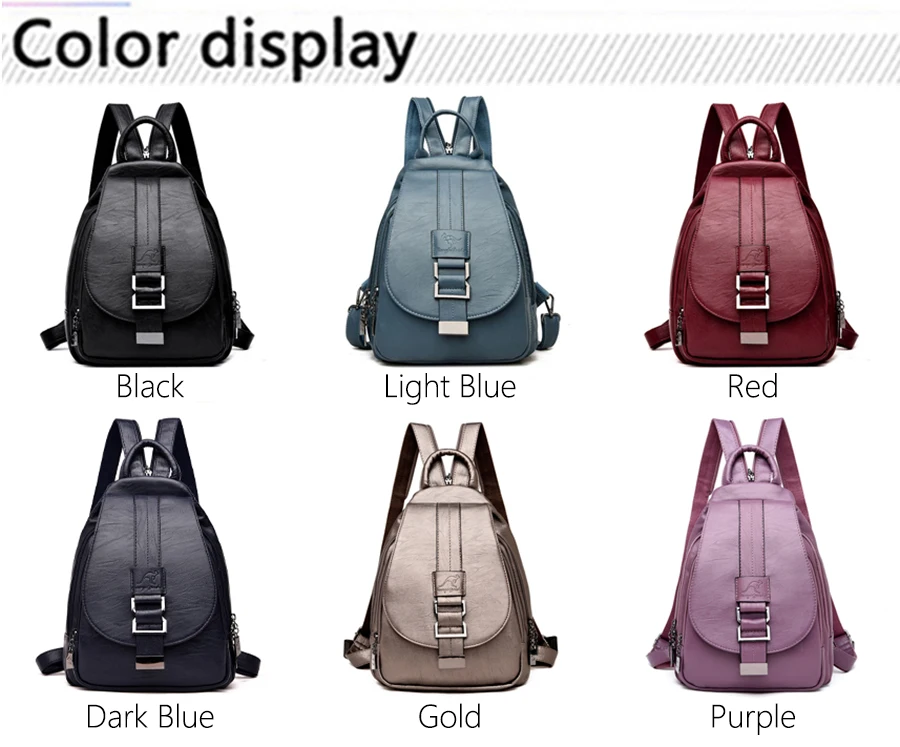2024 New Hot Women Leather Backpacks Female Vintage Backpack for Teenage Girls School Chest Bag Travel Bagpack Ladies Back Pack 2024 New Hot Women Leather Backpacks Female Vintage Backpack for Teenage Girls School Chest Bag Travel Bagpack Ladies Back Pack