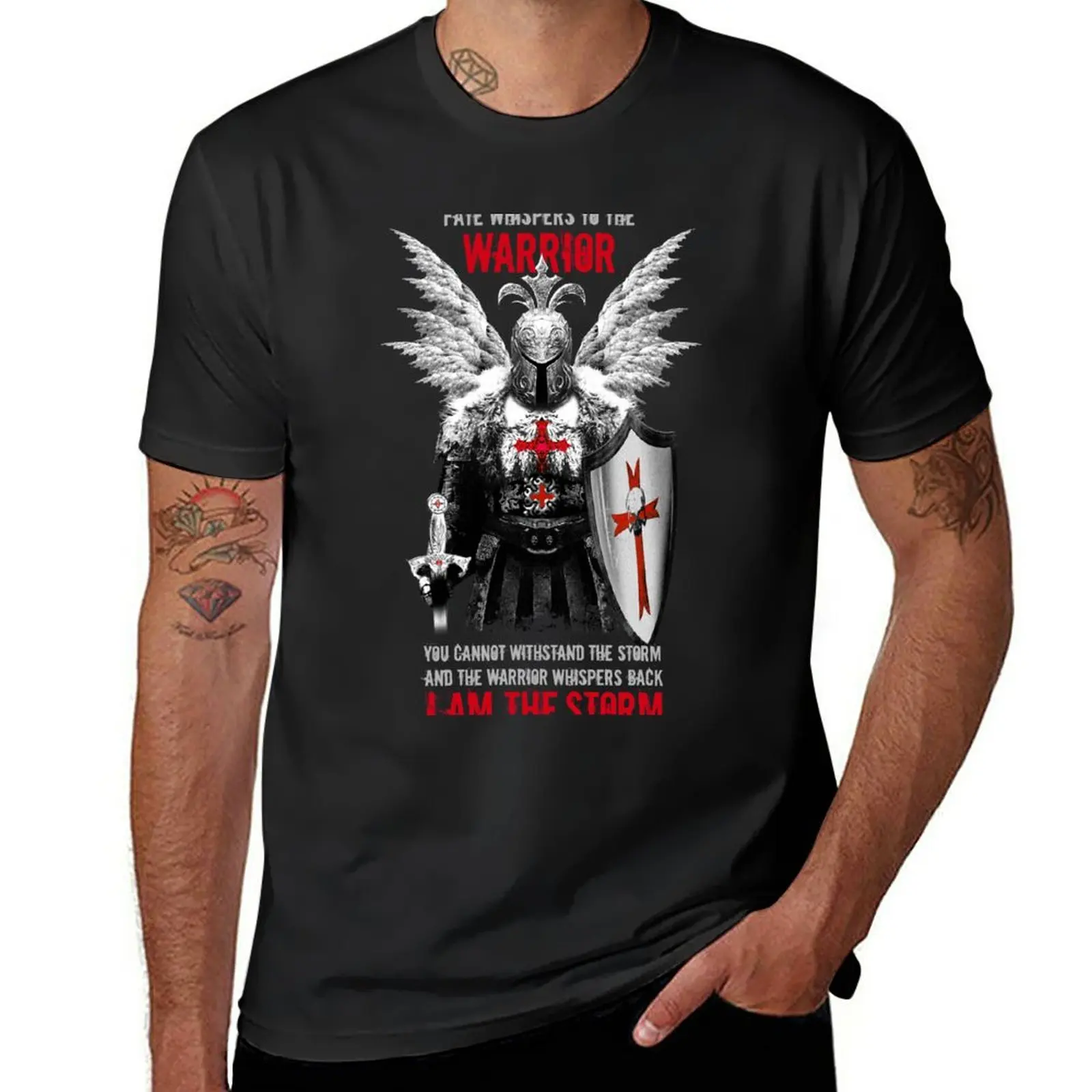 

New Knights Templar Warrior T-Shirt t-shirts man sweat shirt mens vintage t shirts