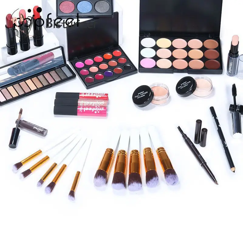 Women's Makeup Set Eyeshadow Concealer Lip Gloss Mascara Lipstick Eyeliner Set Brush Makeup Set Cosmetics Beauty Health
Women's Makeup Set Eyeshadow Concealer Lip Gloss Mascara Lipstick Eyeliner Set Brush Makeup Set Cosmetics Beauty Health