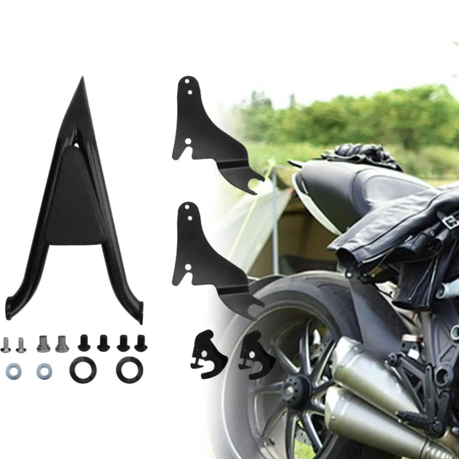 Motorcycle Backrest Sissy Bar Detachable Professional Sturdy Motorcycle Detachable Sissy Bar Repairing Accessory Repair Parts
Motorcycle Backrest Sissy Bar Detachable Professional Sturdy Motorcycle Detachable Sissy Bar Repairing Accessory Repair Parts