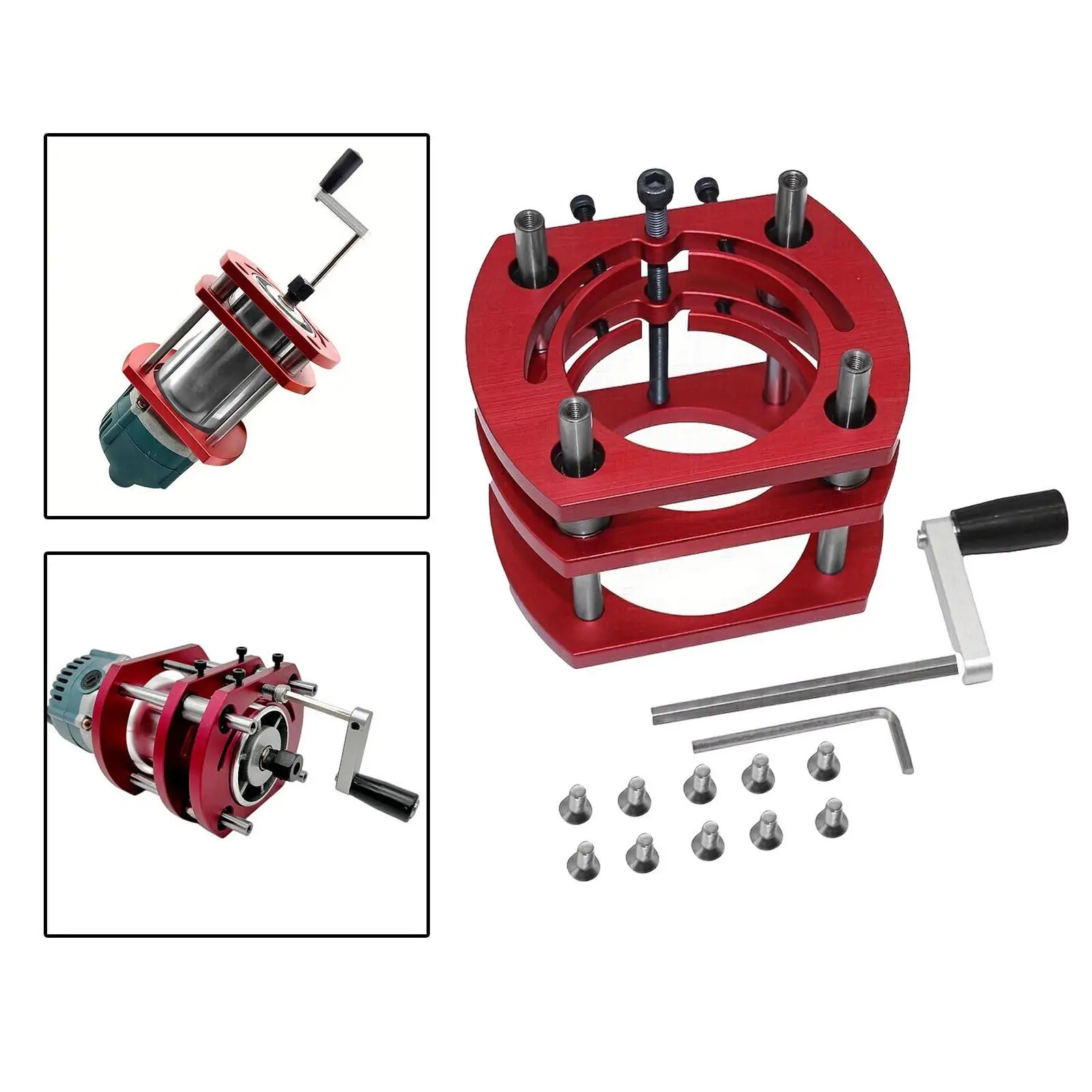 Router Lift Base Woodworking Engraving DIY Tool for Small Trimming Machines Router Table Insert Plate Lift Base 4 Jaw Clamping
Router Lift Base Woodworking Engraving DIY Tool for Small Trimming Machines Router Table Insert Plate Lift Base 4 Jaw Clamping