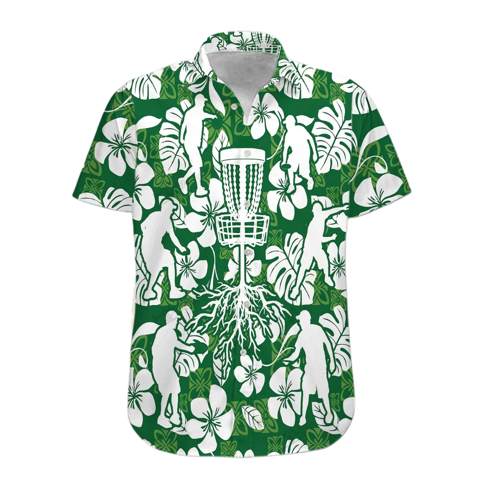 

DISC GOLF 3D Printed Mens Hawaiian Aloha Shirts Male Luxury Camisa Summer Beach T-Shirt Holiday Unisex Fashion Party Tee Top