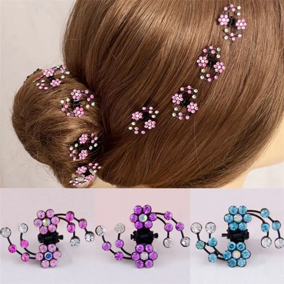6Pcs/Set Mini Flower Headwear Rhinestone Bridal Hair Claws Crystal Plum Blossom Hair Pins Girl Hair Jewelry Accessories
6Pcs/Set Mini Flower Headwear Rhinestone Bridal Hair Claws Crystal Plum Blossom Hair Pins Girl Hair Jewelry Accessories