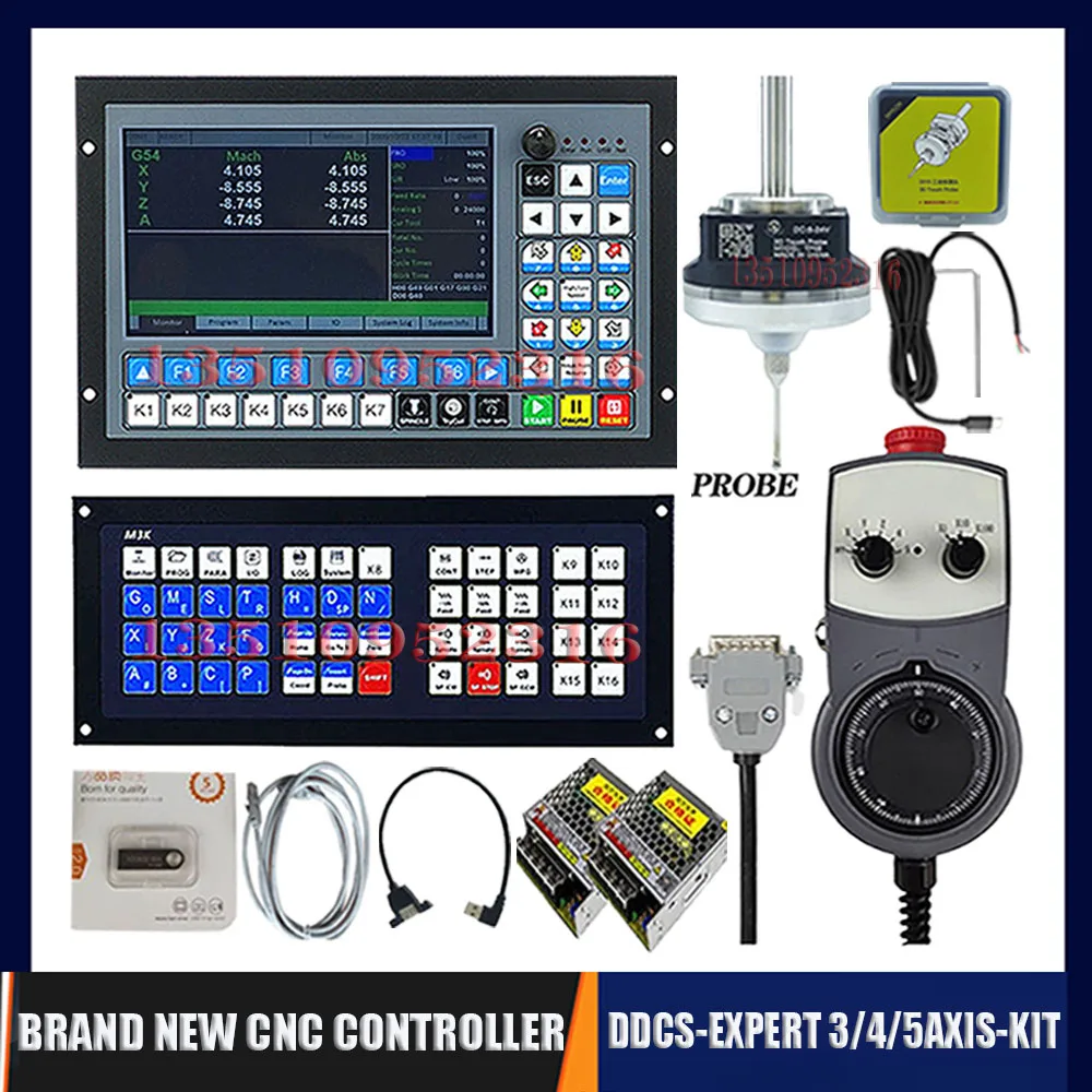 

Upgrade The New Cnc Offline Controller Kit Ddcs-expert3/4/5 Axis G Code Cnc Machining And Engraving+the Latest Extended Keyboard