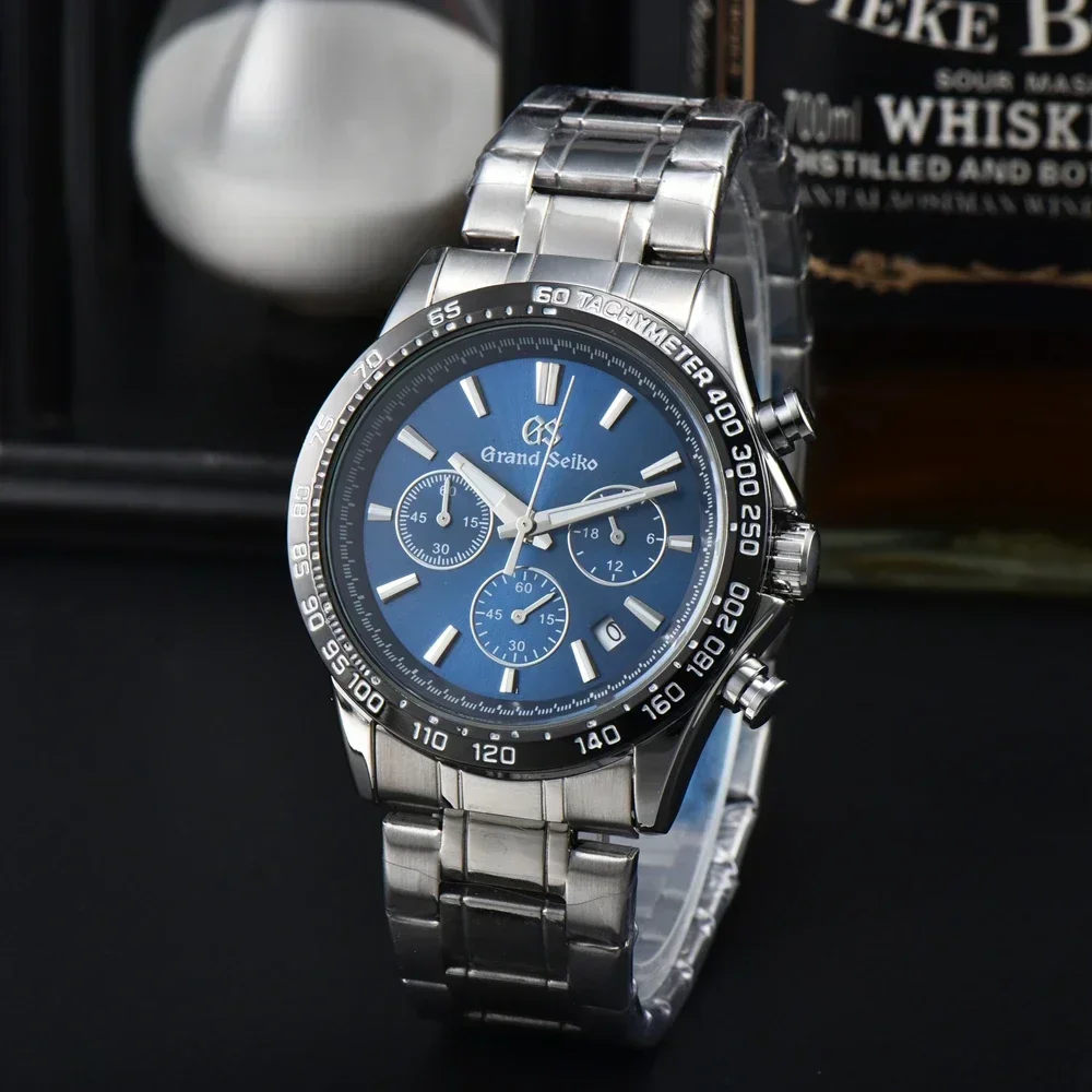 Новые роскошные брендовые кварцевые часы Grand Seiko SLGC001G Tentagraph Evolution 9 коллекция со стальным ремешком хронограф AAA для мужчин
Новые роскошные брендовые кварцевые часы Grand Seiko SLGC001G Tentagraph Evolution 9 коллекция со стальным ремешком хронограф AAA для мужчин