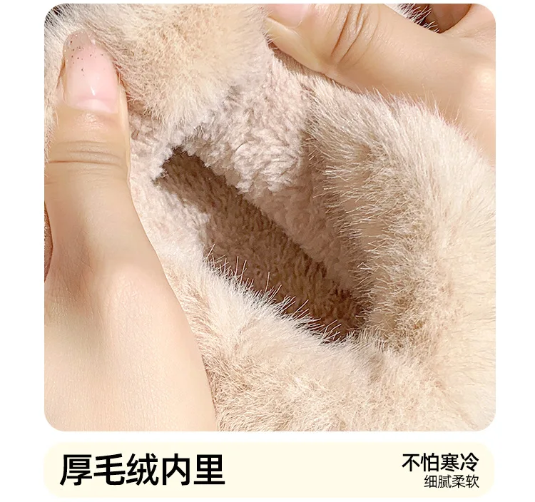 Winter Women Snow Boots Cute Bow Cotton Shoes Waterproof Down Short Barrel Ankle Boots Home Comfort Thick Soled Plush Boots Winter Women Snow Boots Cute Bow Cotton Shoes Waterproof Down Short Barrel Ankle Boots Home Comfort Thick Soled Plush Boots
