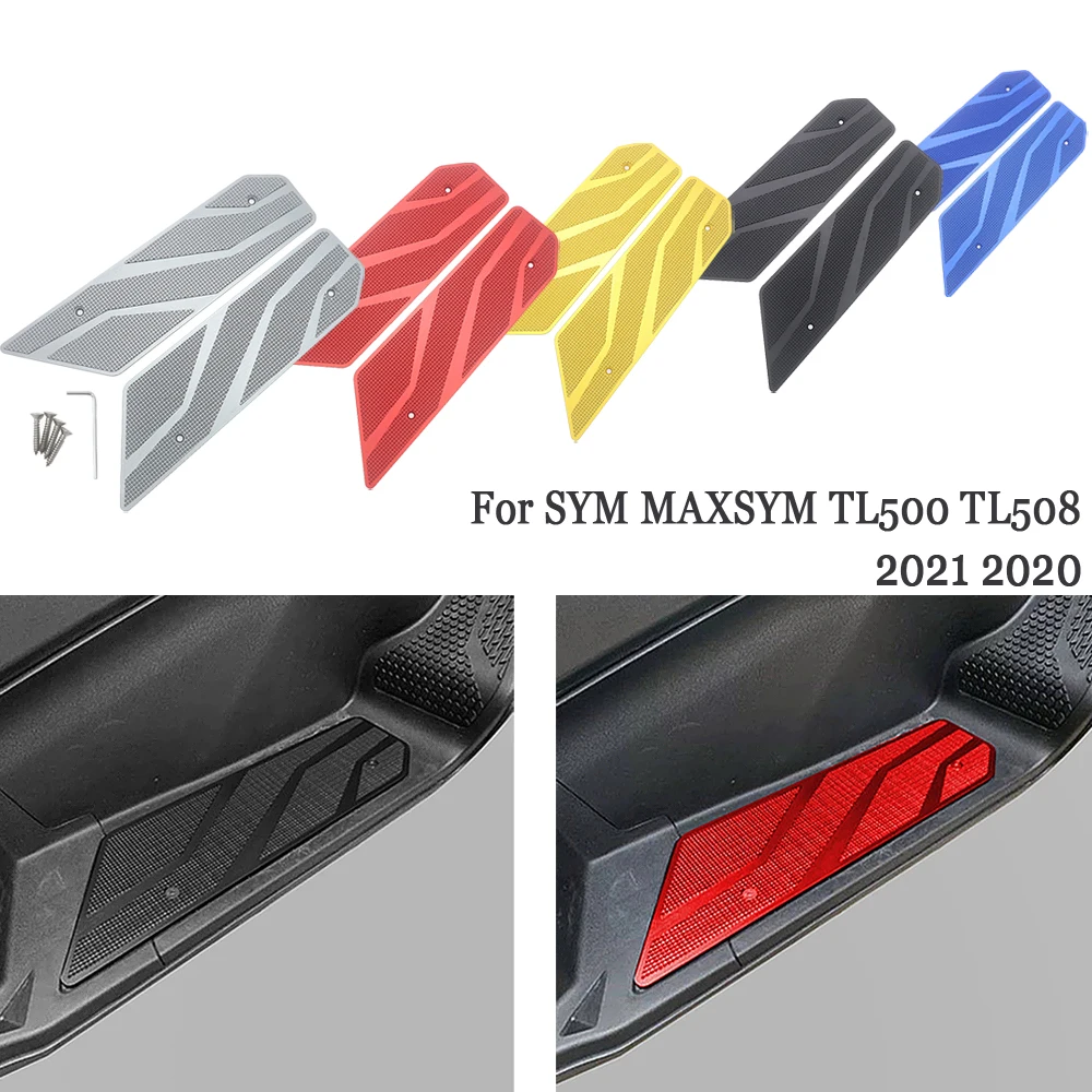 

Motorcycle Footboard Steps Motorbike Foot Plate Foot Board For SYM MAXSYM TL 500 TL500 TL508 2021 2020