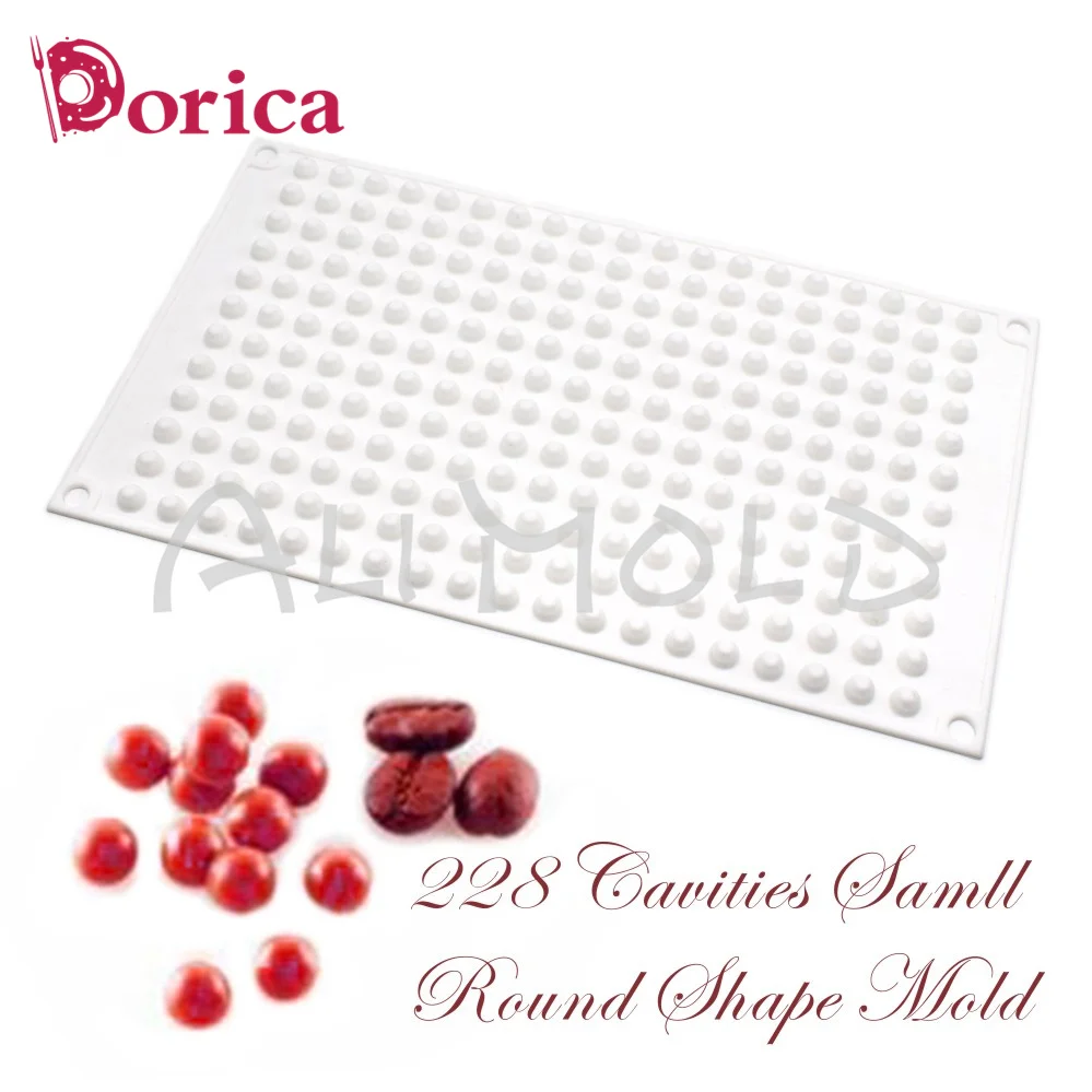 

Dorica 228 Holes Mini Ball Shape Chocolate Mousse Mold Diy Fondant Silicone Mould Cake Decorating Tools Kitchen Bakeware