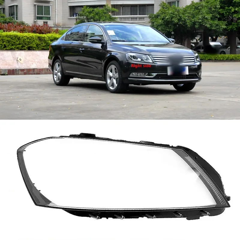 

For vw Maiteng 2012-2015 Car Headlights Shell Headlamp Cover Lamp Shade Transparent Lampshade Replace Original Glass Lens