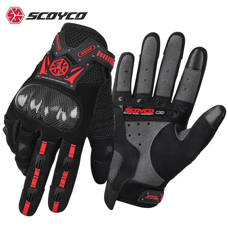Scoyco microfiber Leather Motorcycle Gloves, Touchscreen Windproof Motorbike Gloves with Knuckles Protection Motocross Racing
Scoyco microfiber Leather Motorcycle Gloves, Touchscreen Windproof Motorbike Gloves with Knuckles Protection Motocross Racing