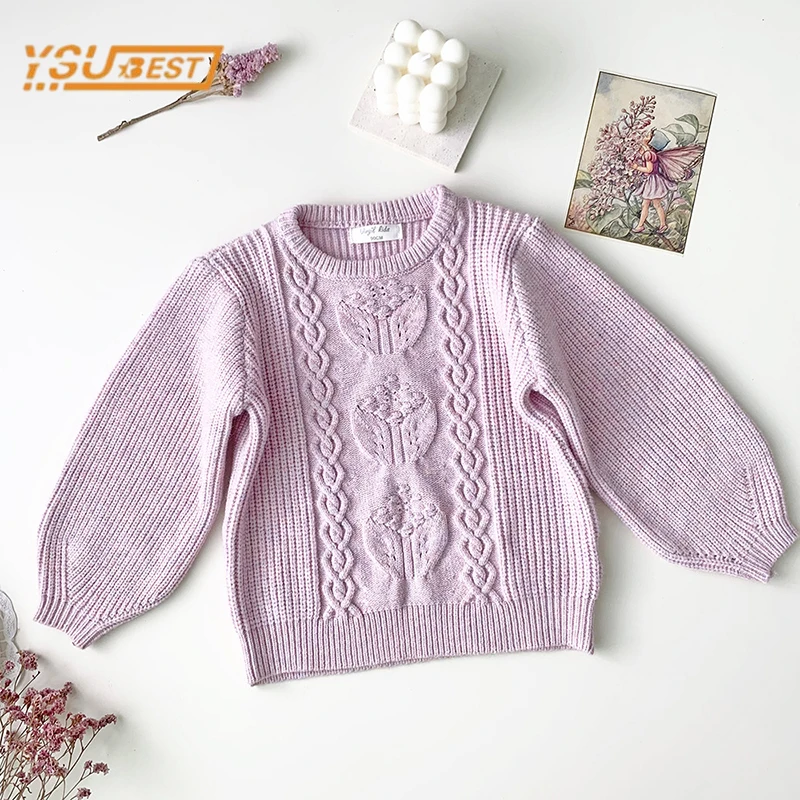 Sweet Kids Baby Girls Long Sleeve Pullover Sweaters Autumn Winter Baby Girl Pure Color Knit Children's Sweaters
Sweet Kids Baby Girls Long Sleeve Pullover Sweaters Autumn Winter Baby Girl Pure Color Knit Children's Sweaters