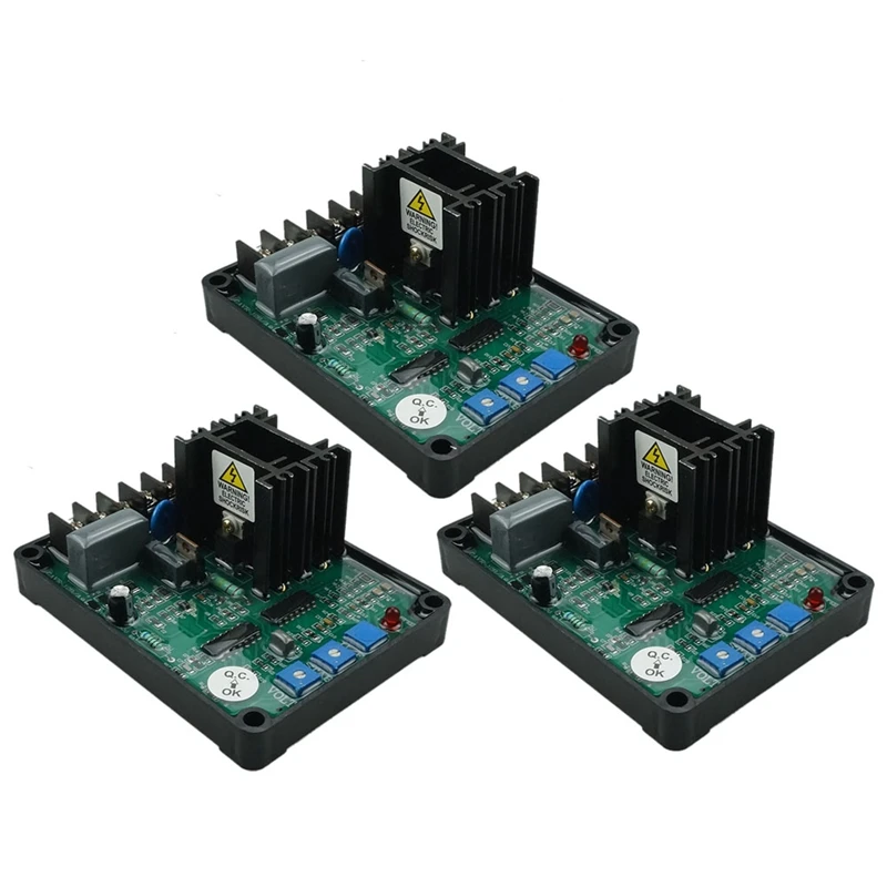 3x GAVR-12A GAVR 12A AVR для генератора, автоматический регулятор напряжения, плата регулятора напряжения, аксессуары для генератора
3x GAVR-12A GAVR 12A AVR для генератора, автоматический регулятор напряжения, плата регулятора напряжения, аксессуары для генератора
