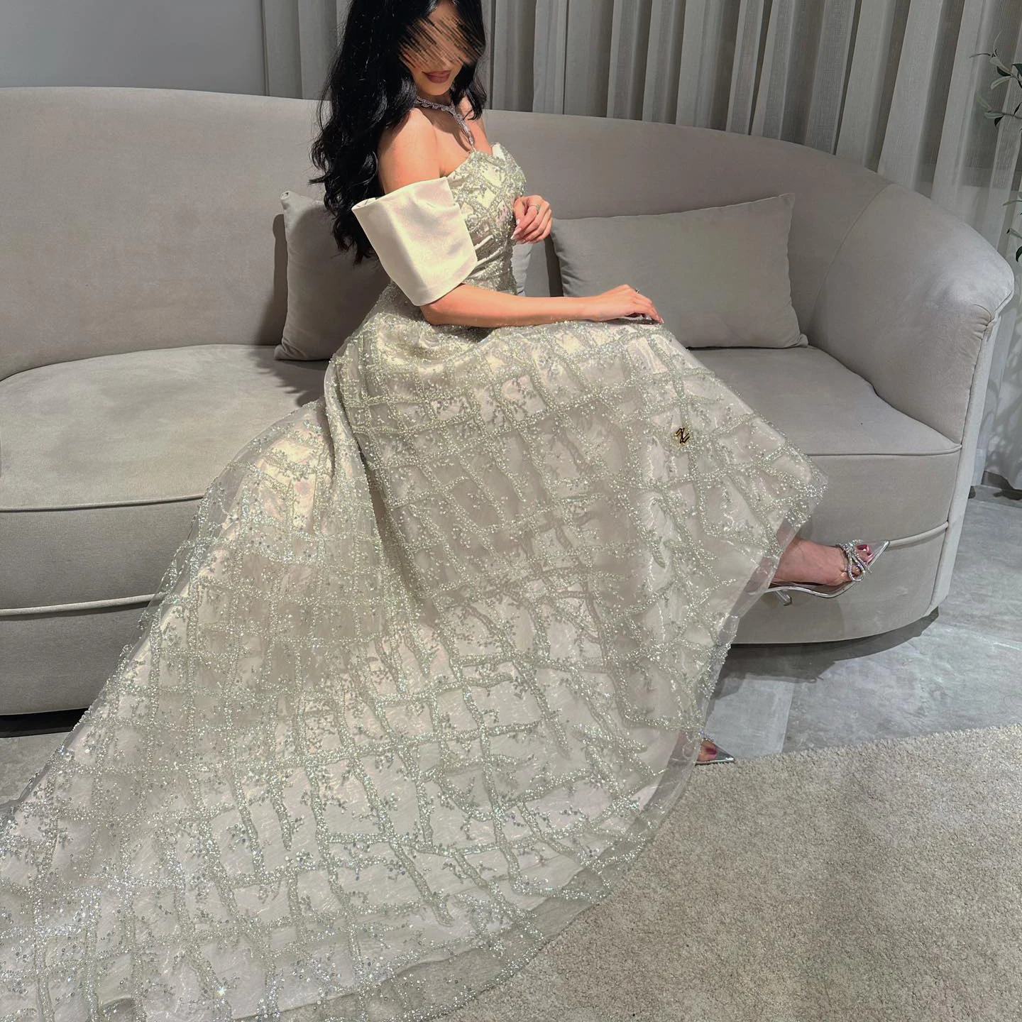 Saudi Arabia A-line Sage Green Evening Dresses for Women Wedding Elegant Dubai Beaded Midi Formal Party Gownns 2 Mallzona S4a6ef72bf7fa40e39d62e06df1346f64H Saudi Arabia A-line Sage Green Evening Dresses for Women Wedding Elegant Dubai Beaded Midi Formal Party Gownns Mallzona