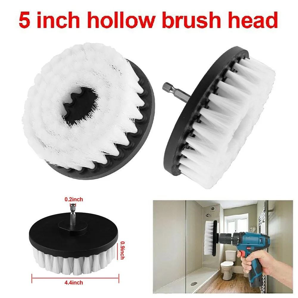 5in White Electric Drill Soft Brush For Carpet Leather&Upholstery Cleaning Attachment Tool Accessories Hight Quailtly Durable
5in White Electric Drill Soft Brush For Carpet Leather&Upholstery Cleaning Attachment Tool Accessories Hight Quailtly Durable