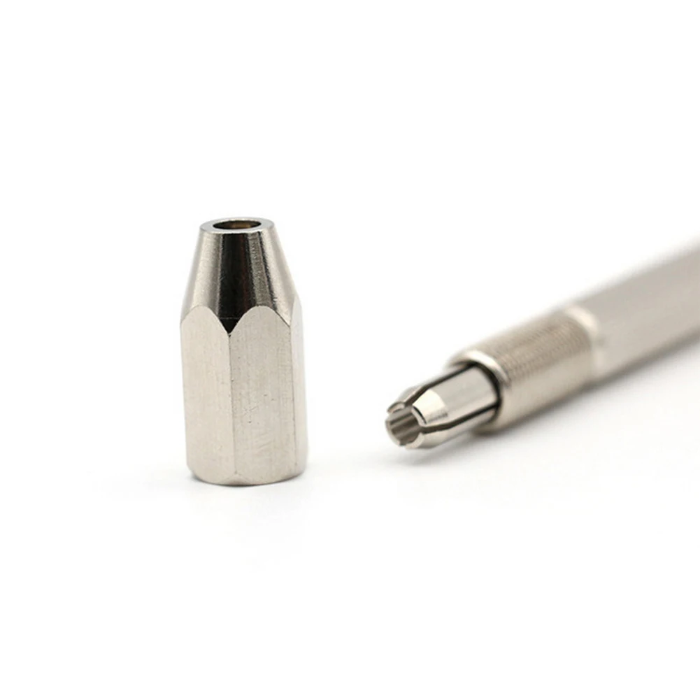 Drill Bits Kit Hand Chucks Set Watchmaking Wood 0.5-3.2mm Clamping Range 1.0mm-3.0mm 11pcs Set Electroplating Silver
Drill Bits Kit Hand Chucks Set Watchmaking Wood 0.5-3.2mm Clamping Range 1.0mm-3.0mm 11pcs Set Electroplating Silver