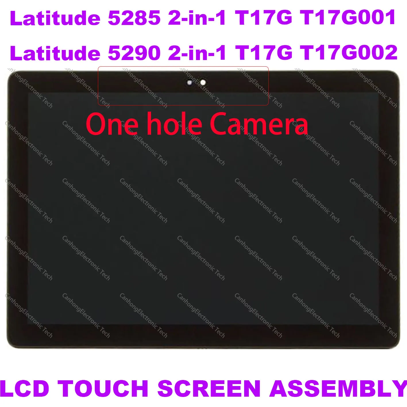 

12.3" For Dell Latitude 5285 2-in-1 T17G T17G001 Latitude 5290 2-in-1 T17G T17G002 LCD Touch Screen Assembly LQ123N1JX31