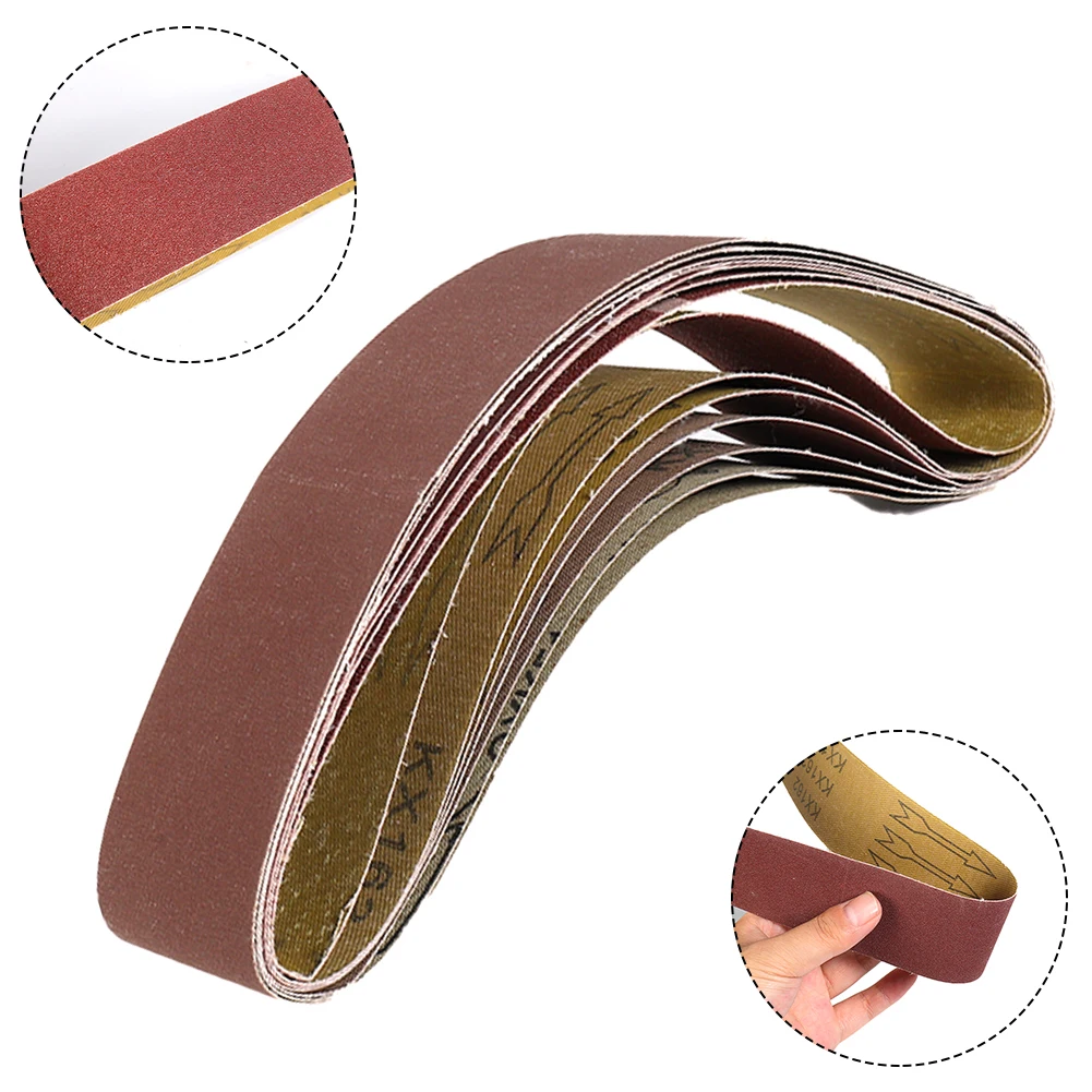 

50x686mm Sanding Belt Reddish brown Sander Supplies Tool Woodworking 120-1000 Grit Abrasive Detailing Finishing