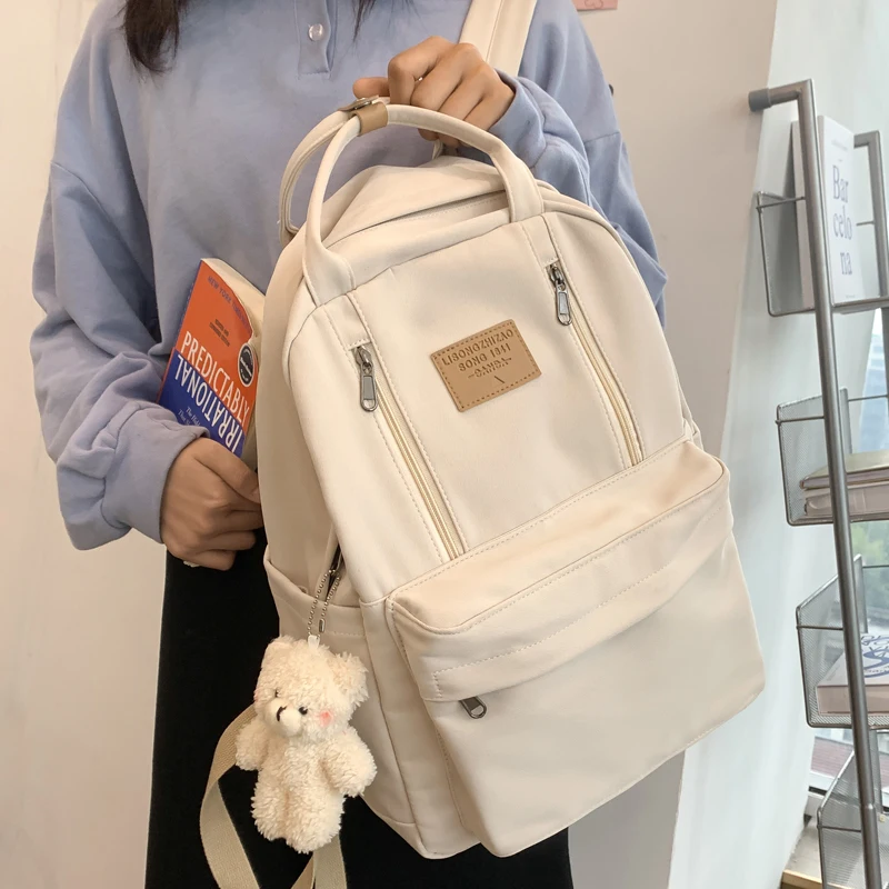 JULYCCINO Multifunction Double Zipper Women Backpack Teenager Girls Laptop Backpack Student Shoulder Bag Korean Style Schoolbag 
JULYCCINO Multifunction Double Zipper Women Backpack Teenager Girls Laptop Backpack Student Shoulder Bag Korean Style Schoolbag