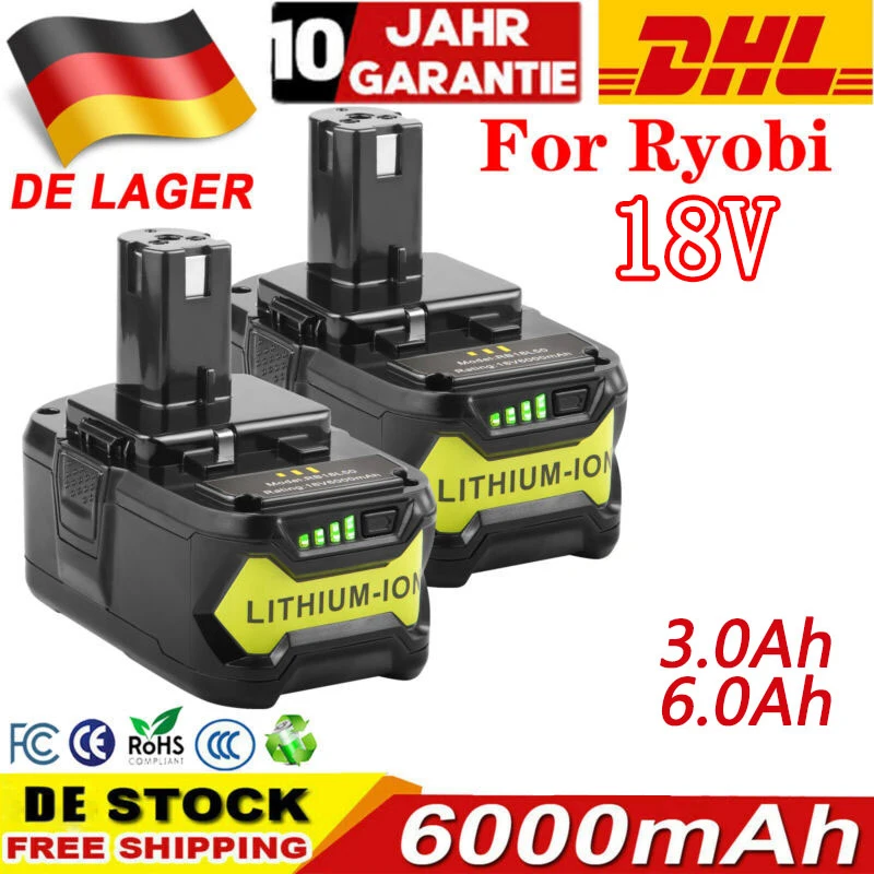 Для Ryobi 18V 3Ah 6Ah 9Ah перезаряжаемая стандартная Встроенная BMS, для замены электроинструмента 18650 литий-ионная батарея
Для Ryobi 18V 3Ah 6Ah 9Ah перезаряжаемая стандартная Встроенная BMS, для замены электроинструмента 18650 литий-ионная батарея