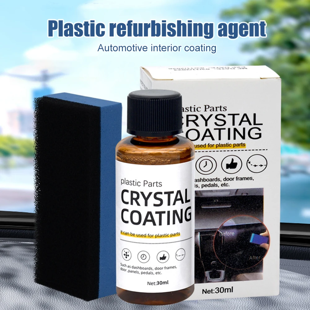 Plastics Parts Crystal Coating Plastics Trim Restorer For Cars Maintenance Agent Durable Car Plastics Restorer Sponge Waterproof
Plastics Parts Crystal Coating Plastics Trim Restorer For Cars Maintenance Agent Durable Car Plastics Restorer Sponge Waterproof