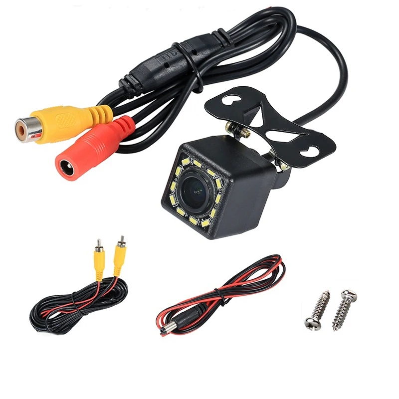 Wide Angle HD Car Rear View Camera Vehicle Backup Reverse Camera 12 LED Night Vision Parking Camera
Wide Angle HD Car Rear View Camera Vehicle Backup Reverse Camera 12 LED Night Vision Parking Camera