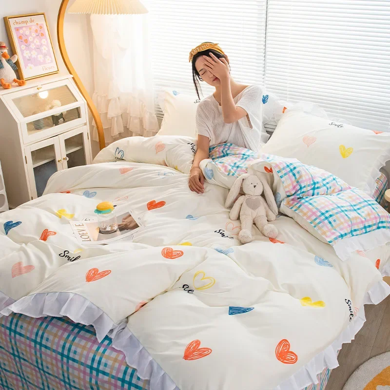Lace Quilt Bedding Set Cute Things Luxury Bedding Sets Bed sheet Duvet Cover Double Bed Sheets Set
Lace Quilt Bedding Set Cute Things Luxury Bedding Sets Bed sheet Duvet Cover Double Bed Sheets Set