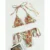 Miyouj Vintage Print Bikini Female Handwork Small Ruffle Swimming